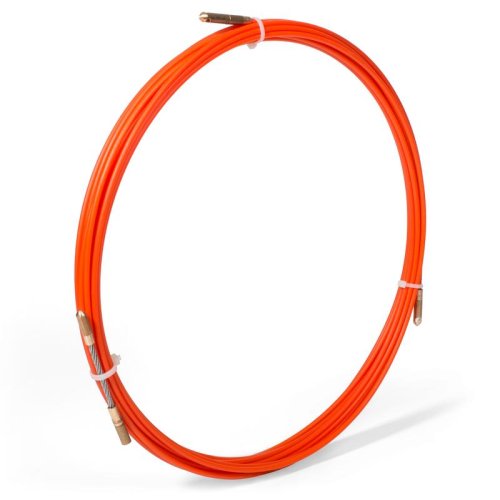 Протяжка стеклопруток 50 м Fortisflex FGP-4.5/50, со сменными наконечниками 69452  картинка